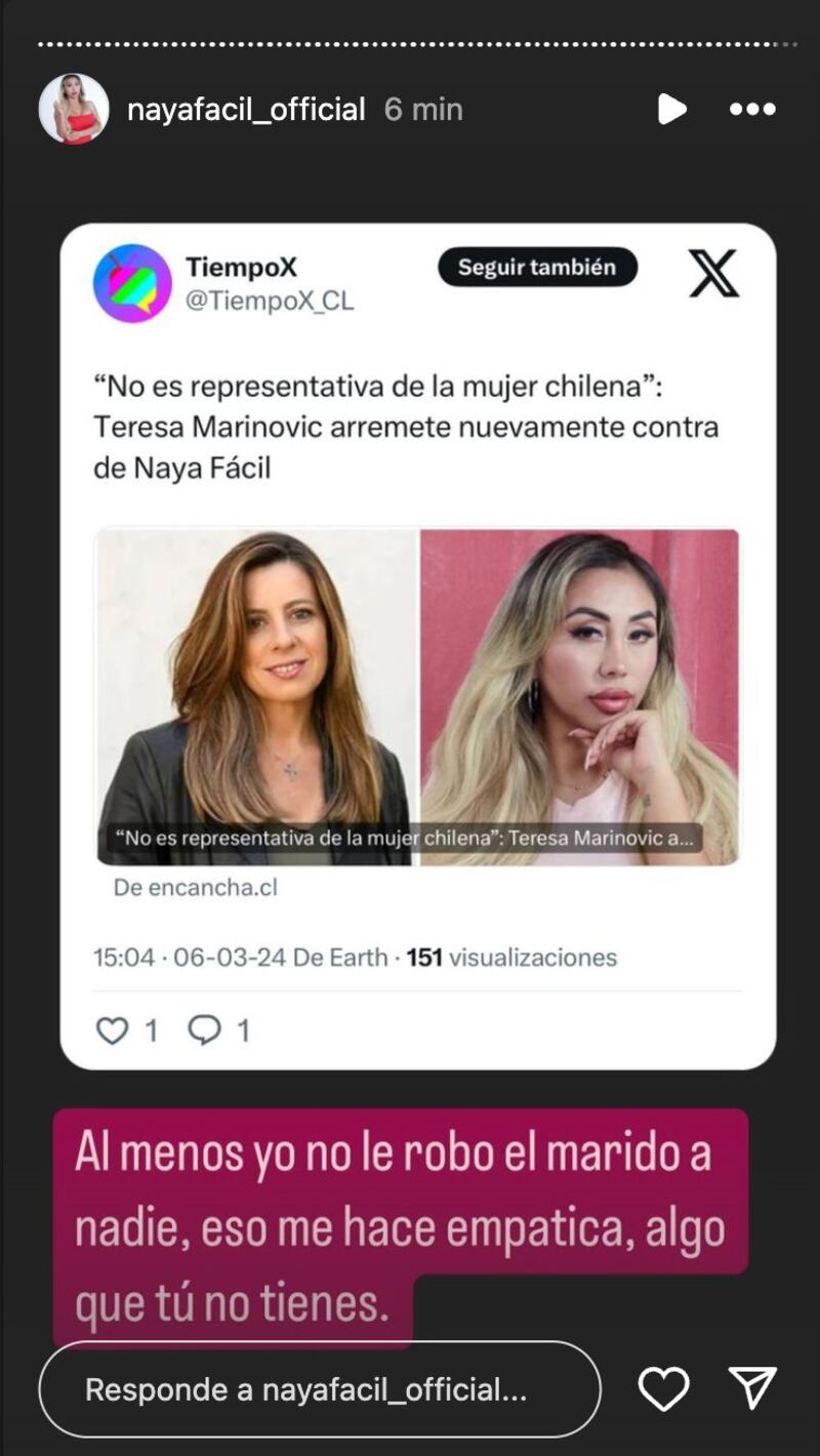 Historia de Naya Fácil | Fuente: Instagram