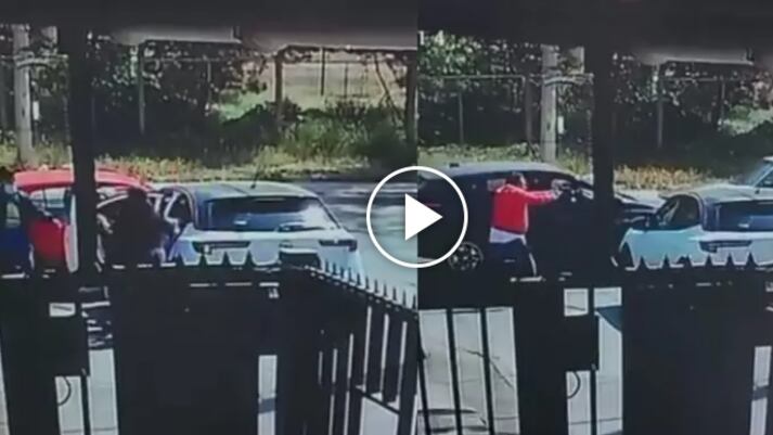 Una madre y su hijo sufrieron un portonazo durante la jornada del miércoles en San Bernardo. El hecho fue frustrado por un pistolero que por ahora no ha sido identificado.