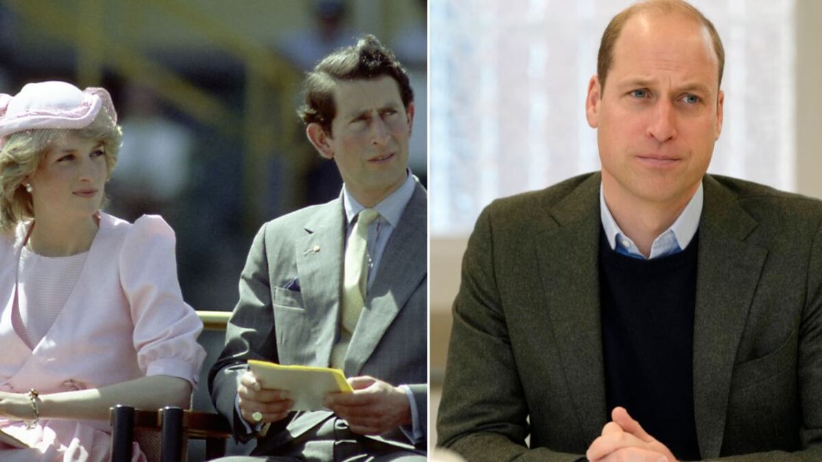 Príncipe William y rey Carlos