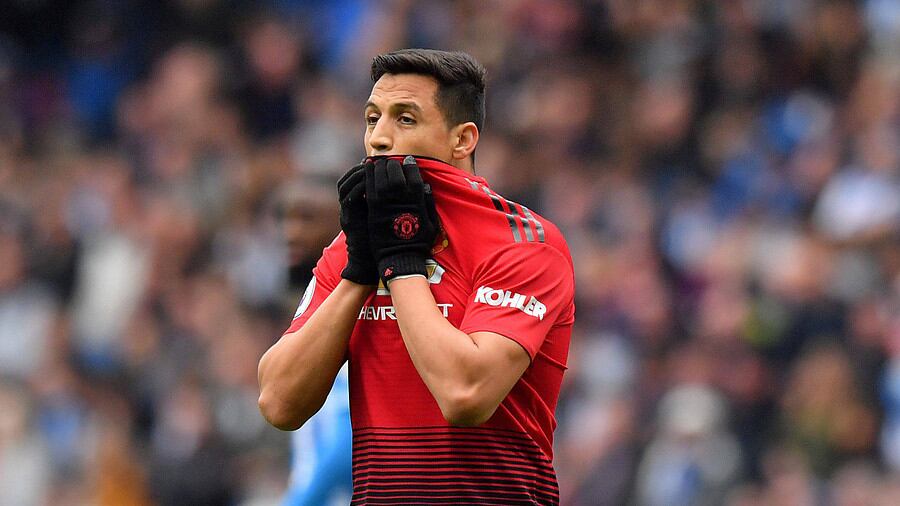 Alexis Sánchez en el Manchester United