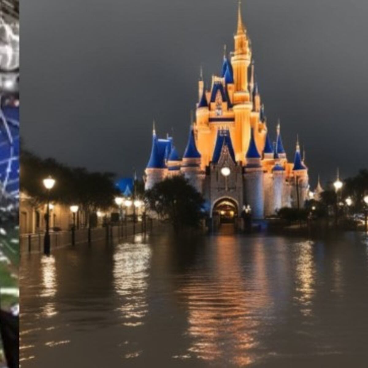 Desastre en Florida: Huracán Milton causa estragos en estadio de Tampa y Disney Desastre en Florida: Huracán Milton causa estragos en estadio de Tampa y Disney
