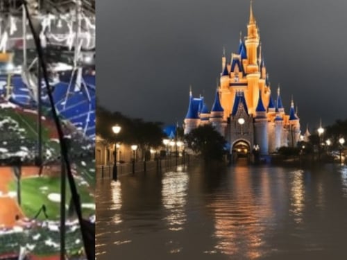 Huracán Milton: Estadio de Tampa sufre derrumbe de techo y Disney experimenta graves inundaciones