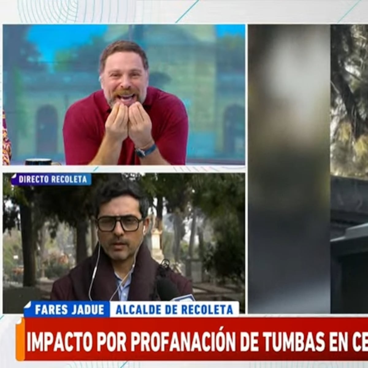 Neme indignado por profanador en Cementerio General Neme indignado por profanador en Cementerio General