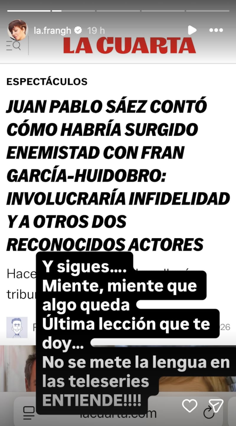 Historia de Francisca García-Huidobro | Fuente: Instagram @la.frangh