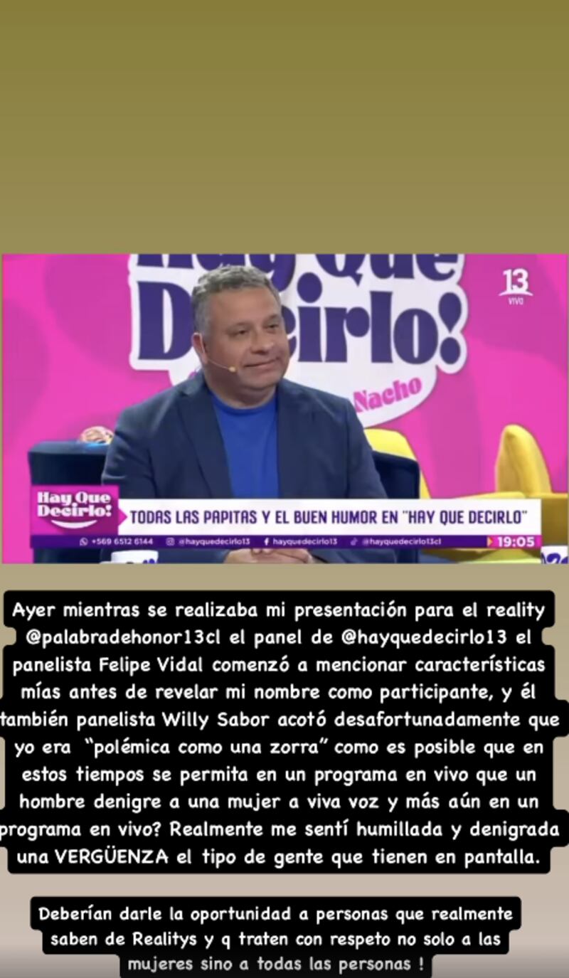 Historia de Fanny Cuevas | Instagram