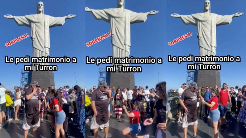 El Turrón y su pareja Patricia Cid | Captura: Instagram