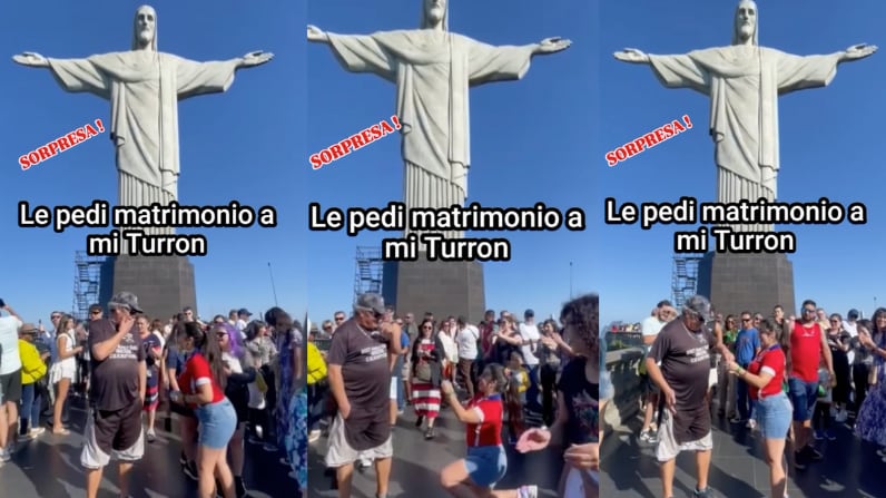 El Turrón y su pareja Patricia Cid | Captura: Instagram