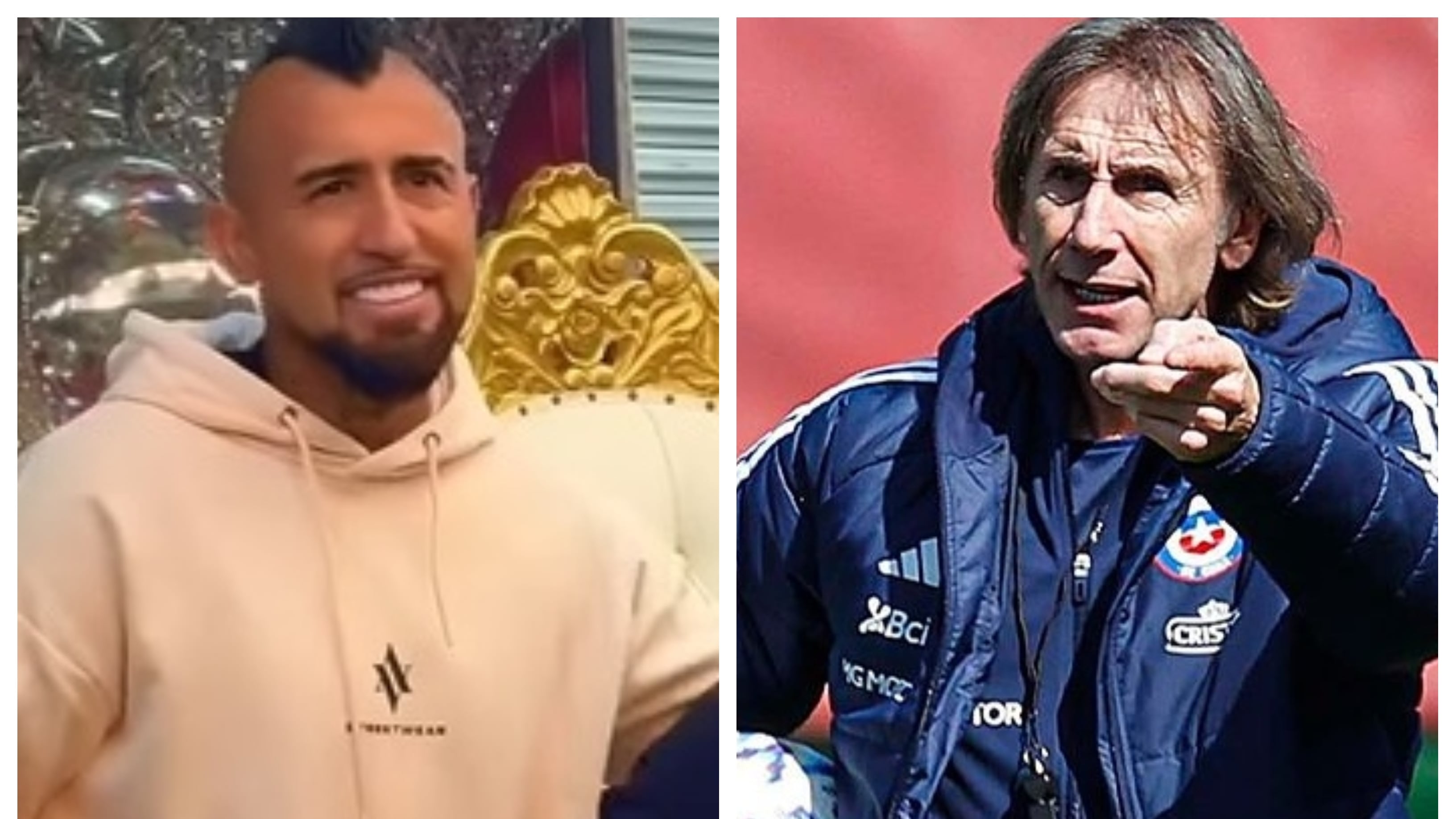 El técnico de la selección chileno se indignó con el ninguneo que le hizo Arturo Vidal durante la goleada sufrida por Chile ante Argentina por 3-0.