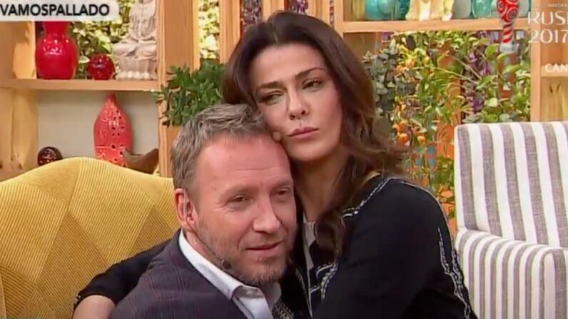 Tonka Tomicic y Martín Cárcamo | Captura: Bienvenidos de Canal 13