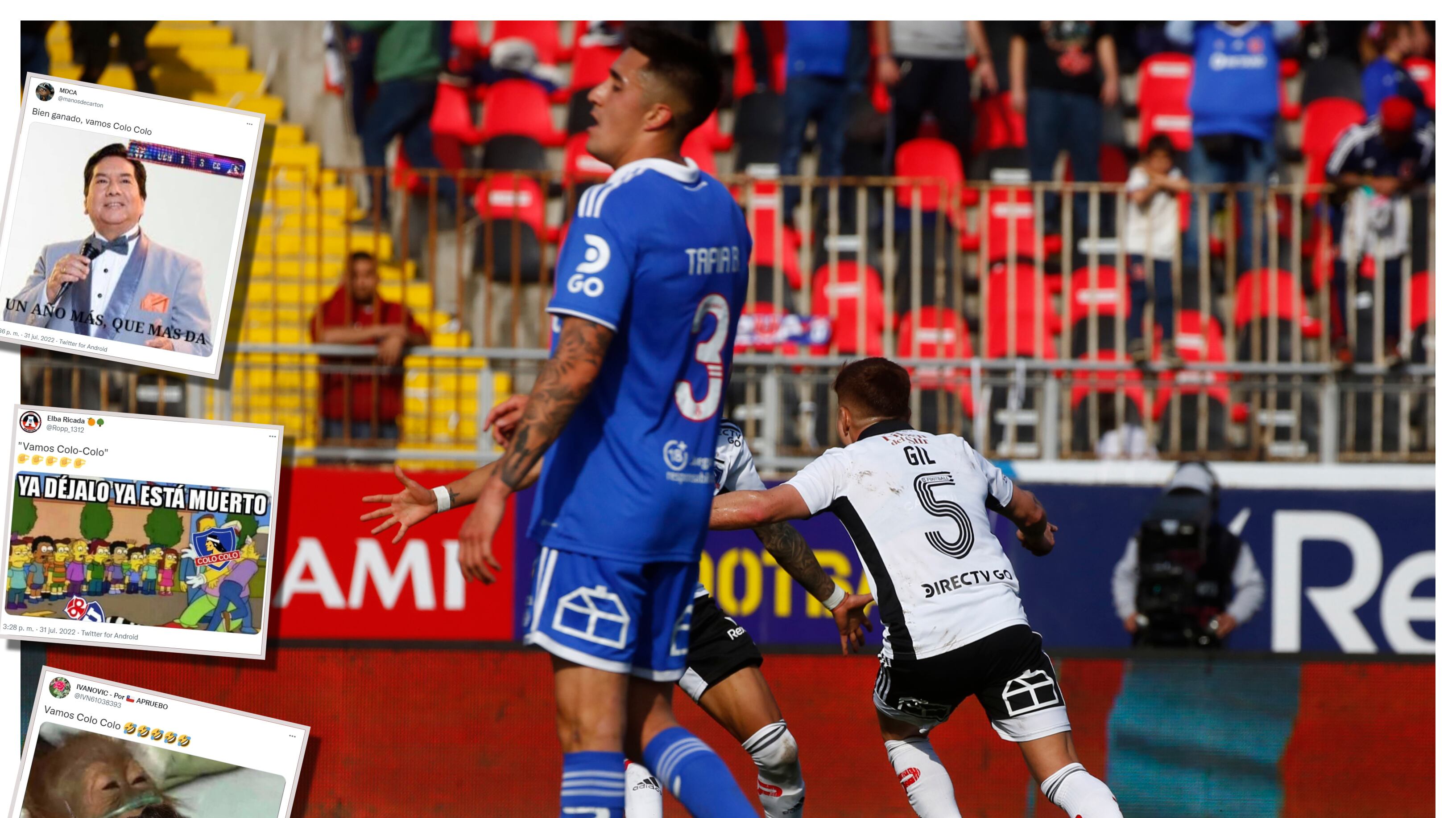 Los seguidores de Colo Colo celebraron con una serie de memes en Twitter el triunfo de su equipo ante la U.