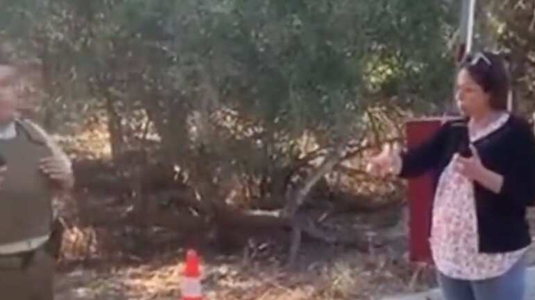 Mujer impide pasada a Papudo