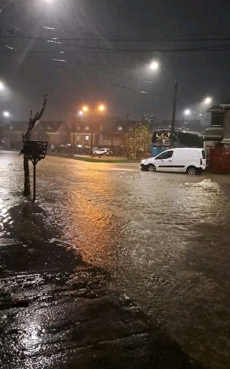 Lluvias en la zona sur