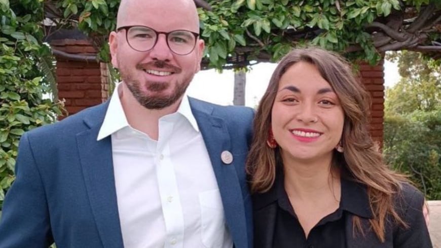 Giorgio Jackson y Constanza Schönhaut
