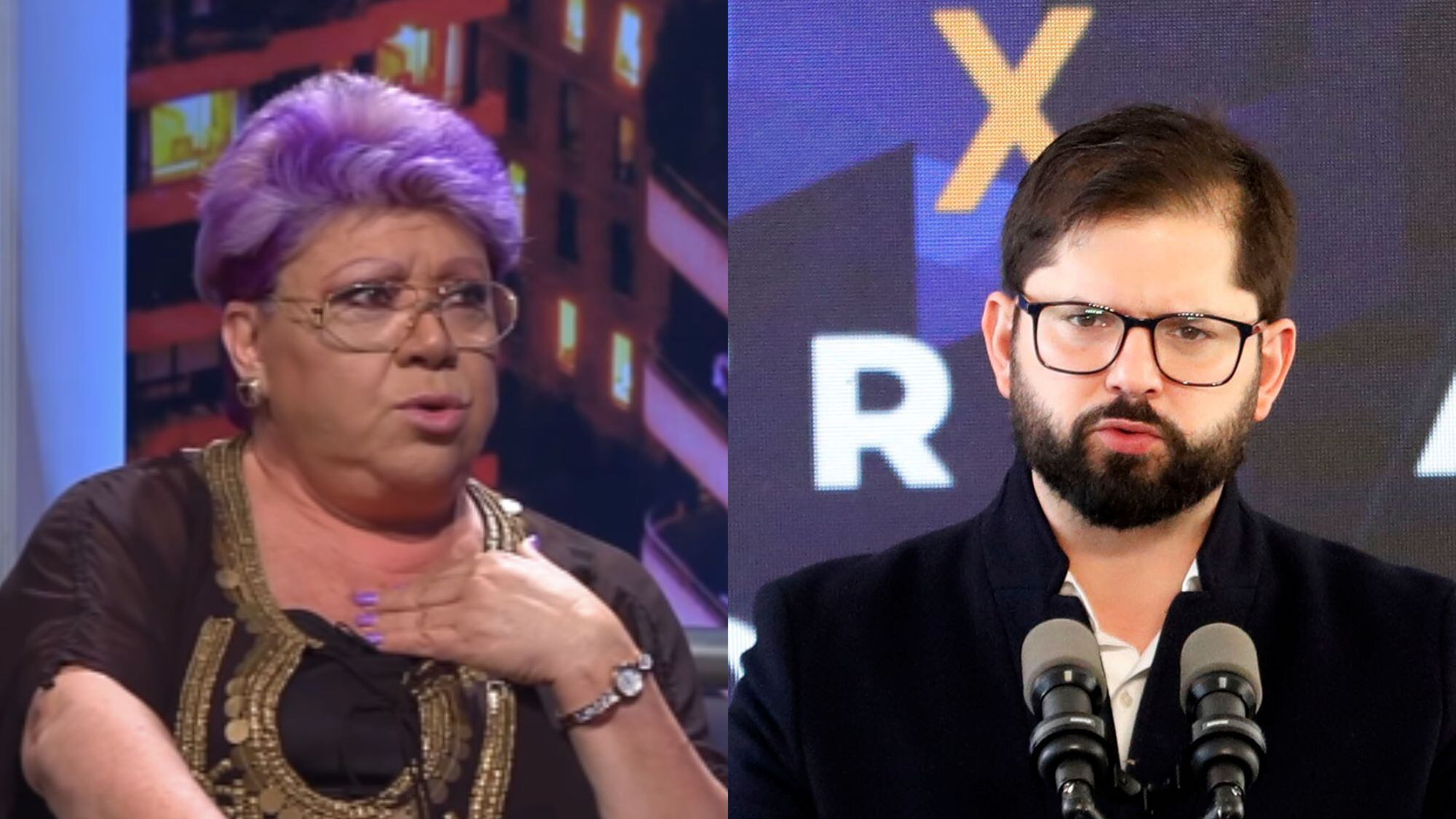 Paty Maldonado y Gabriel Boric | Fuente: Aton