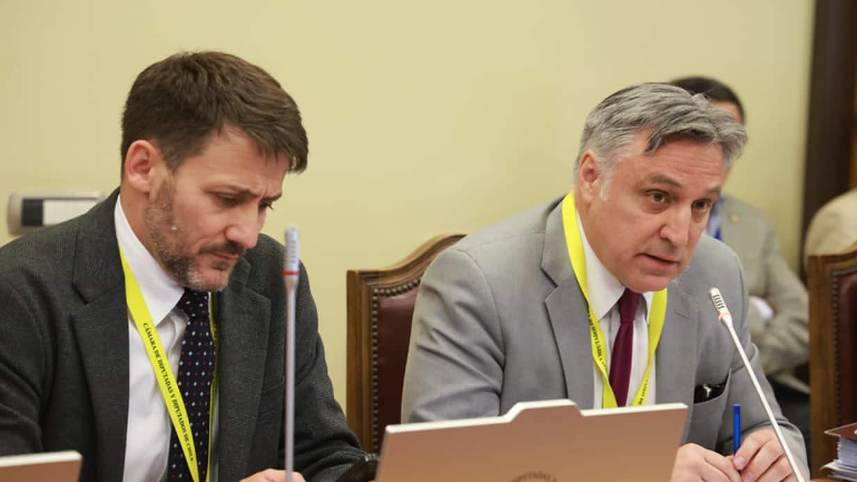 Diego Pardow con abogado Cox