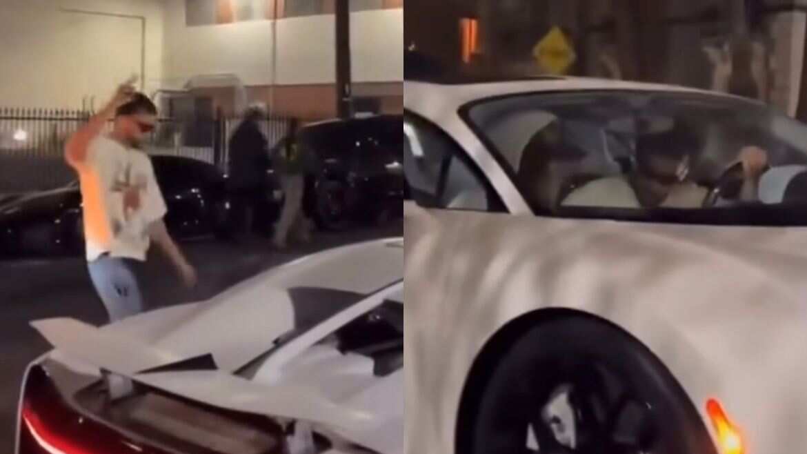 Captan a Bad Bunny junto a Kendall Jenner en California.