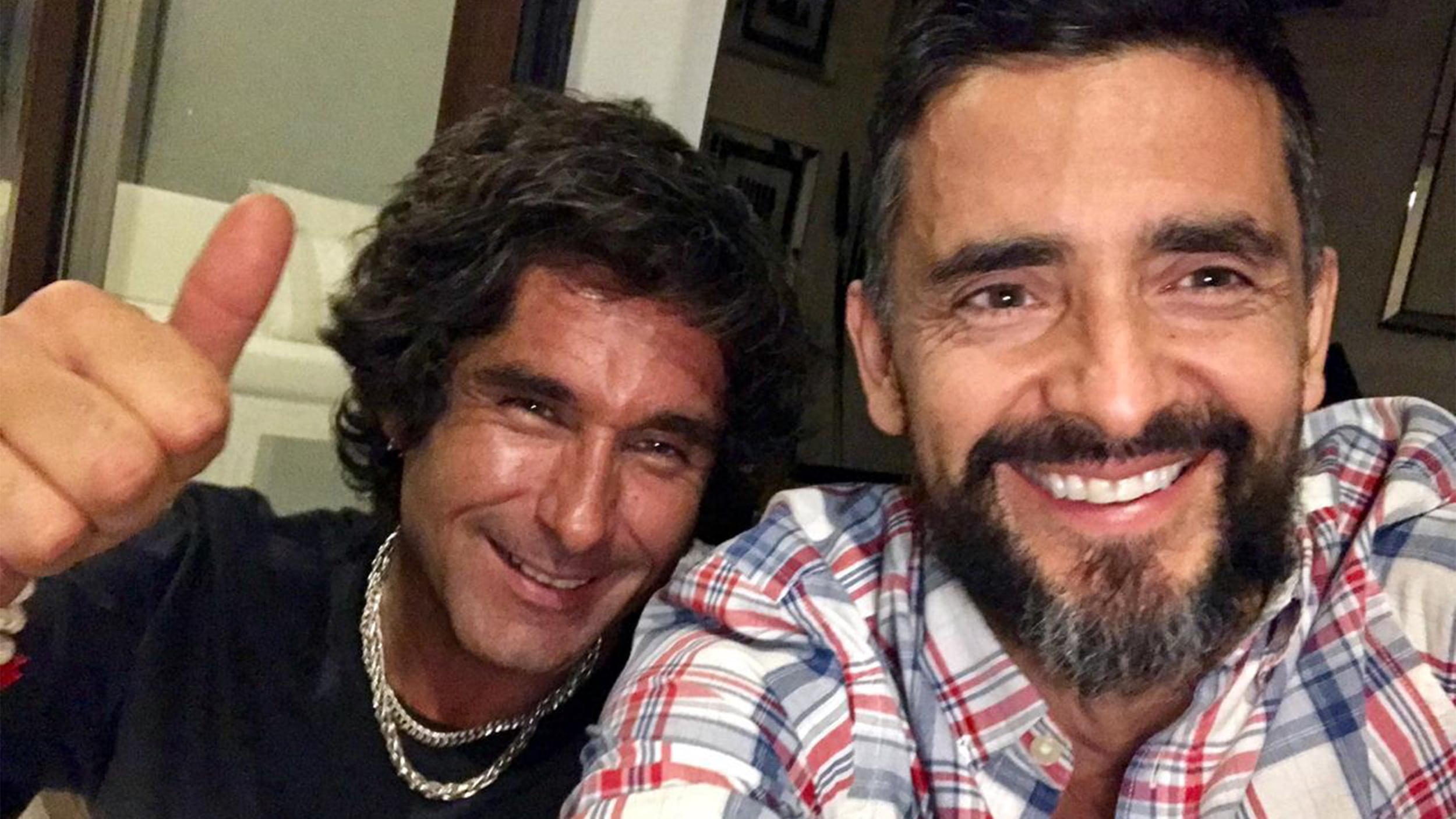 Claudio Iturra y su hermano