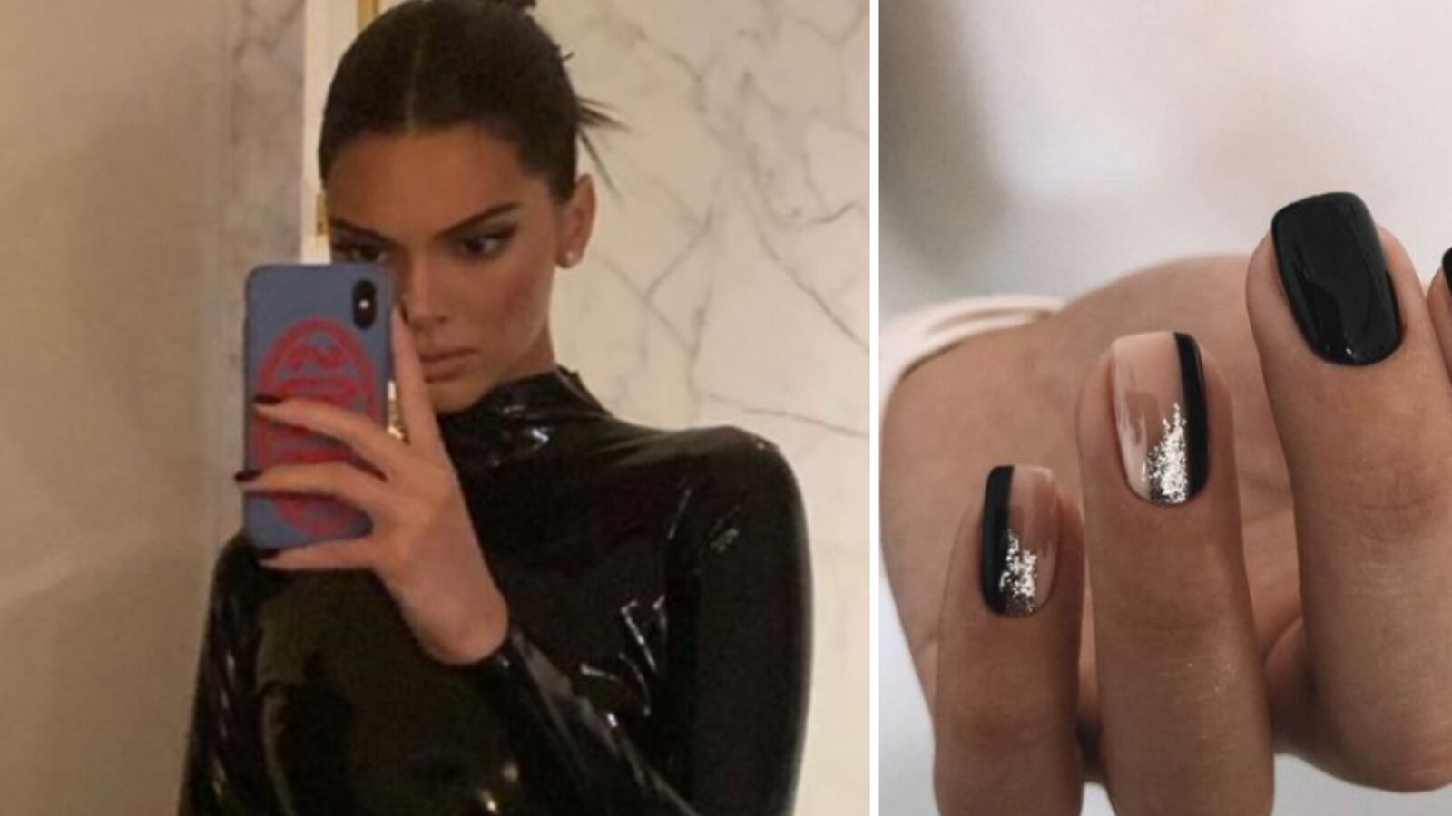 Kendall Jenner uñas negras