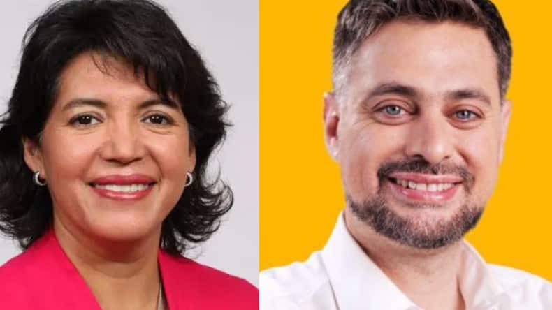 Yasna Provoste y Daniel Manouchehri