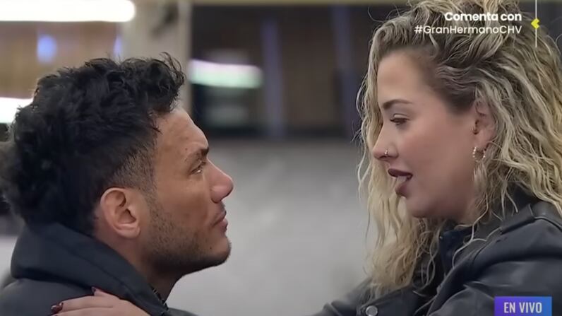 Iván Cabrera y Titi Magrini | Captura: Gran Hermano de CHV