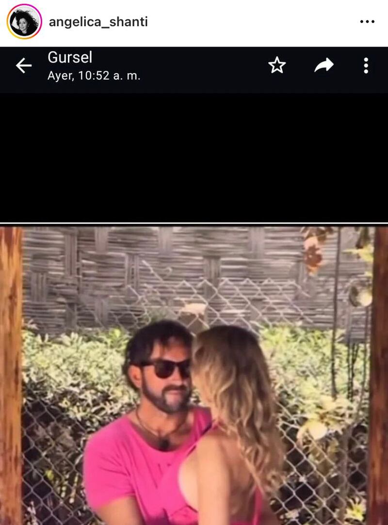 Angélica publicó chat con su ex. Captura de Instagram