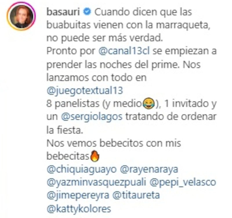 Begoña Basauri confirmó su presencia en "Juego textual".