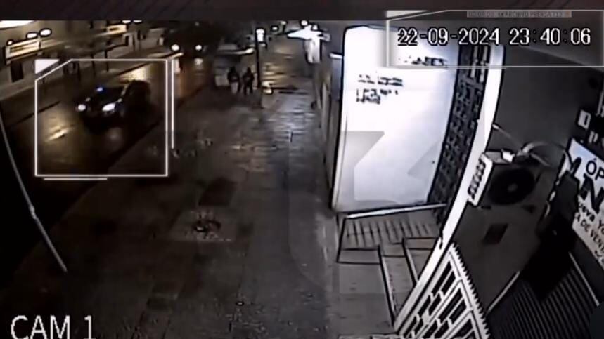 Supuesto taxi en que se movilizaba Manuel Monsalve y la denunciante.