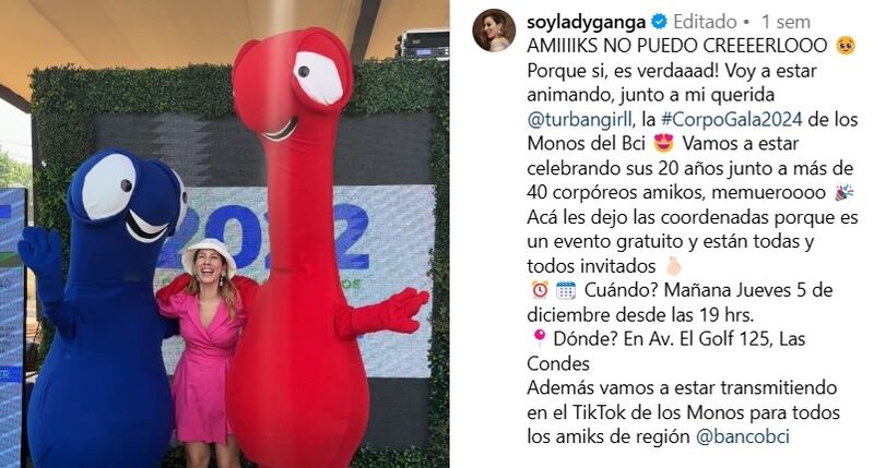 El éxito de los corpóreos en Chile ha sido tan significativo en los últimos años entre los consumidores, que a inicios de este mes se realizó la primera gala internacional de ellos.