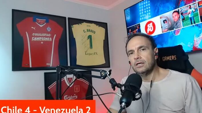 El rostro de Mega calificó de positivo el triunfo de Chile sobre Venezuela, sin embargo, mantuvo sus cuestionamientos al trabajo del entrenador de la selección, Ricardo Gareca.