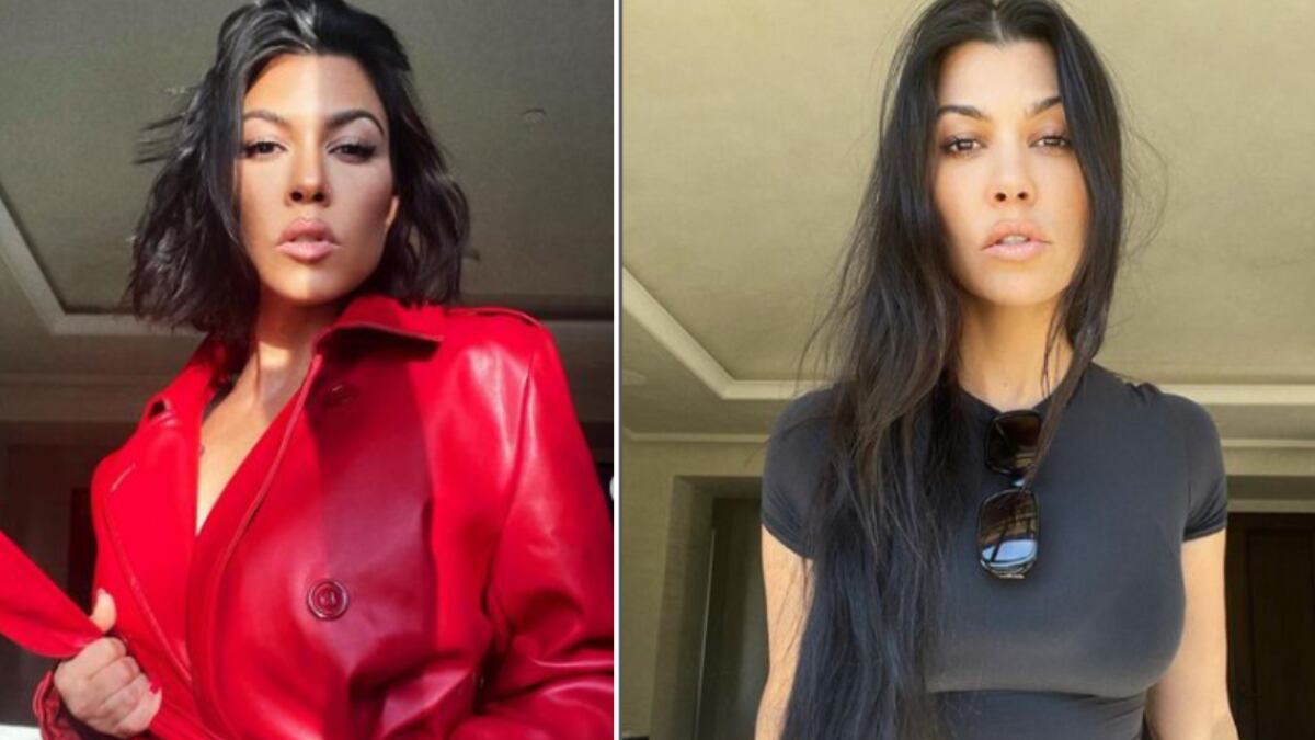 Kourtney Kardashian trabajó en sus inseguridades.