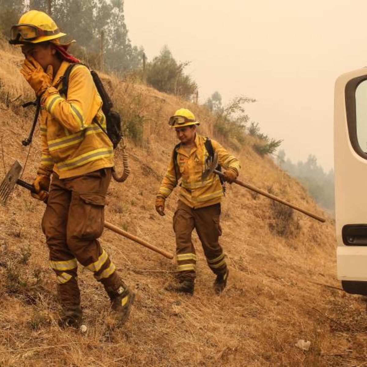 Alerta preventiva en Metropolitana y O'Higgins por incendios Alerta preventiva en Metropolitana y O'Higgins por incendios
