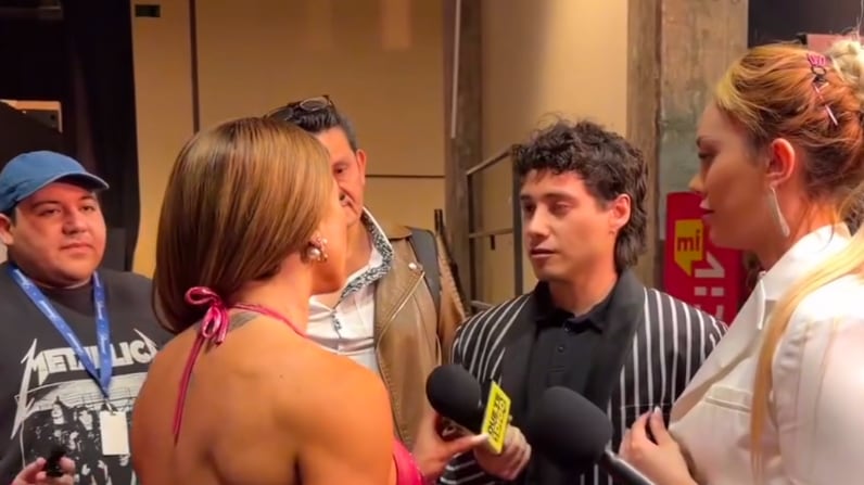 Nicole “Luli” Moreno y periodista de "Que te lo digo", Francisco Ruiz de Gamboa | Fuente: Instagram @tiomichi.cl