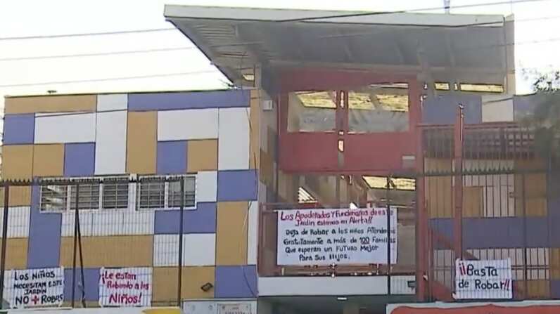 Jardín infantil de Pedro Aguirre Cerda | Captura: Canal 13