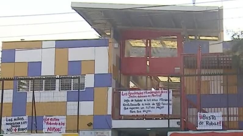 Jardín infantil de Pedro Aguirre Cerda | Captura: Canal 13