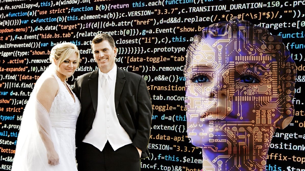 Boda inteligencia artificial. Composición Pixabay/Alberto Sandoval