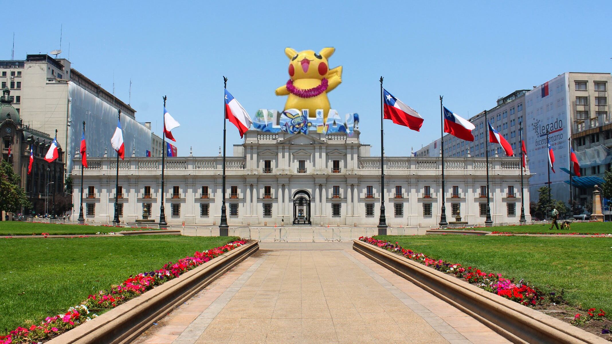 Palacio de La Moneda con edición