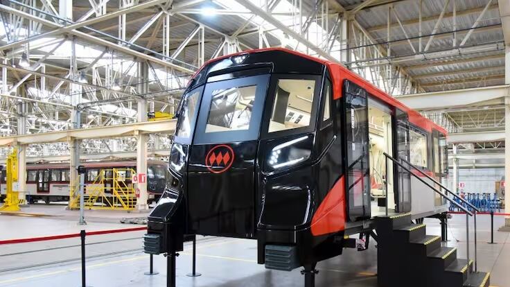 Maqueta de Línea 7 del Metro de Santiago