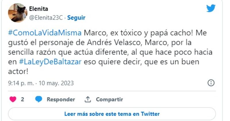 Captura de Twitter