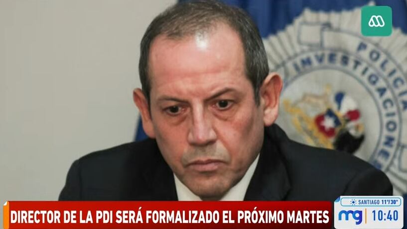El General Director de la PDI, Sergio Muñoz.