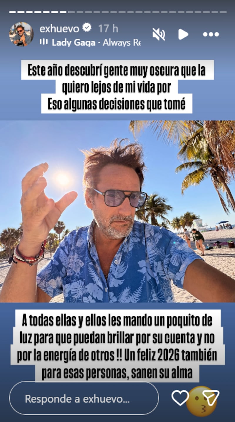 Historia de Daniel Fuenzalida | Fuente: Instagram @exhuevo