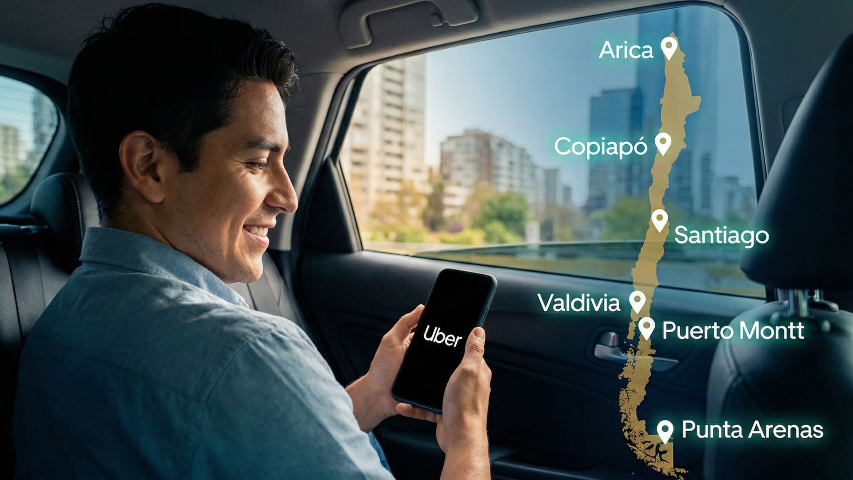 Chile escala al segundo lugar en el ranking de usuarios de Uber en Latinoamérica, superando a Colombia y Paraguay en comportamiento y calificaciones positivas.