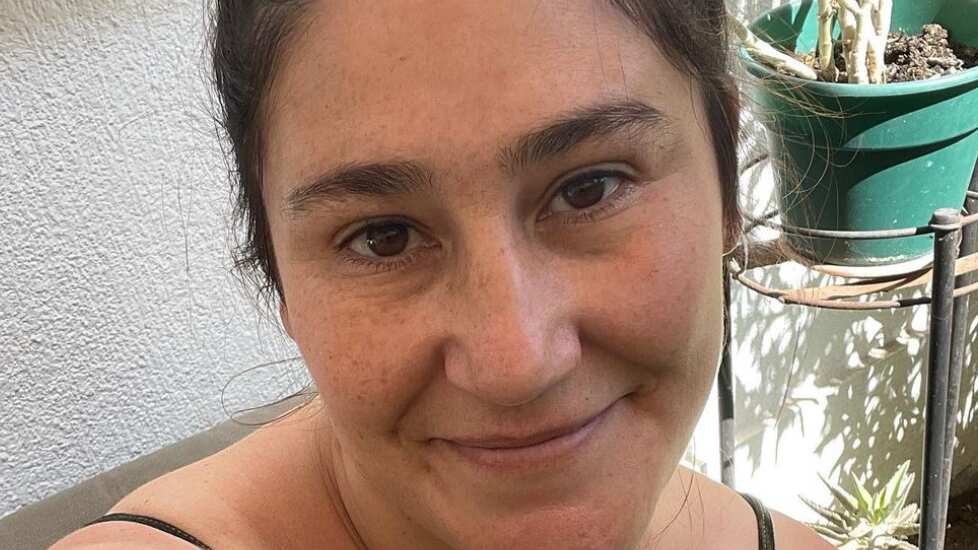 Belén Mora triste con derrota del Apruebo