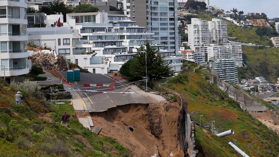 socavones en Viña