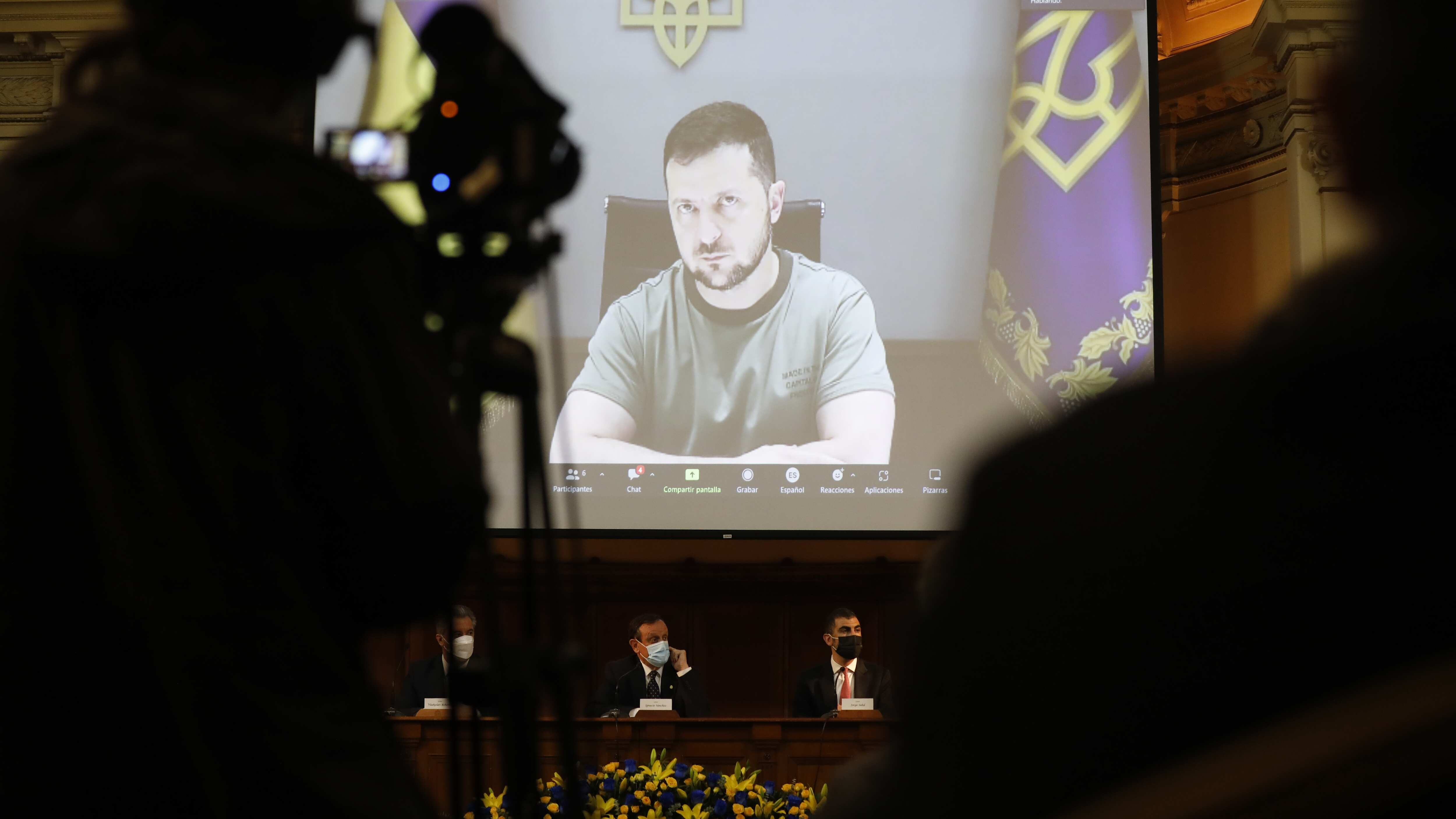 Presidente de Ucrania, Volodímir Zelenski.