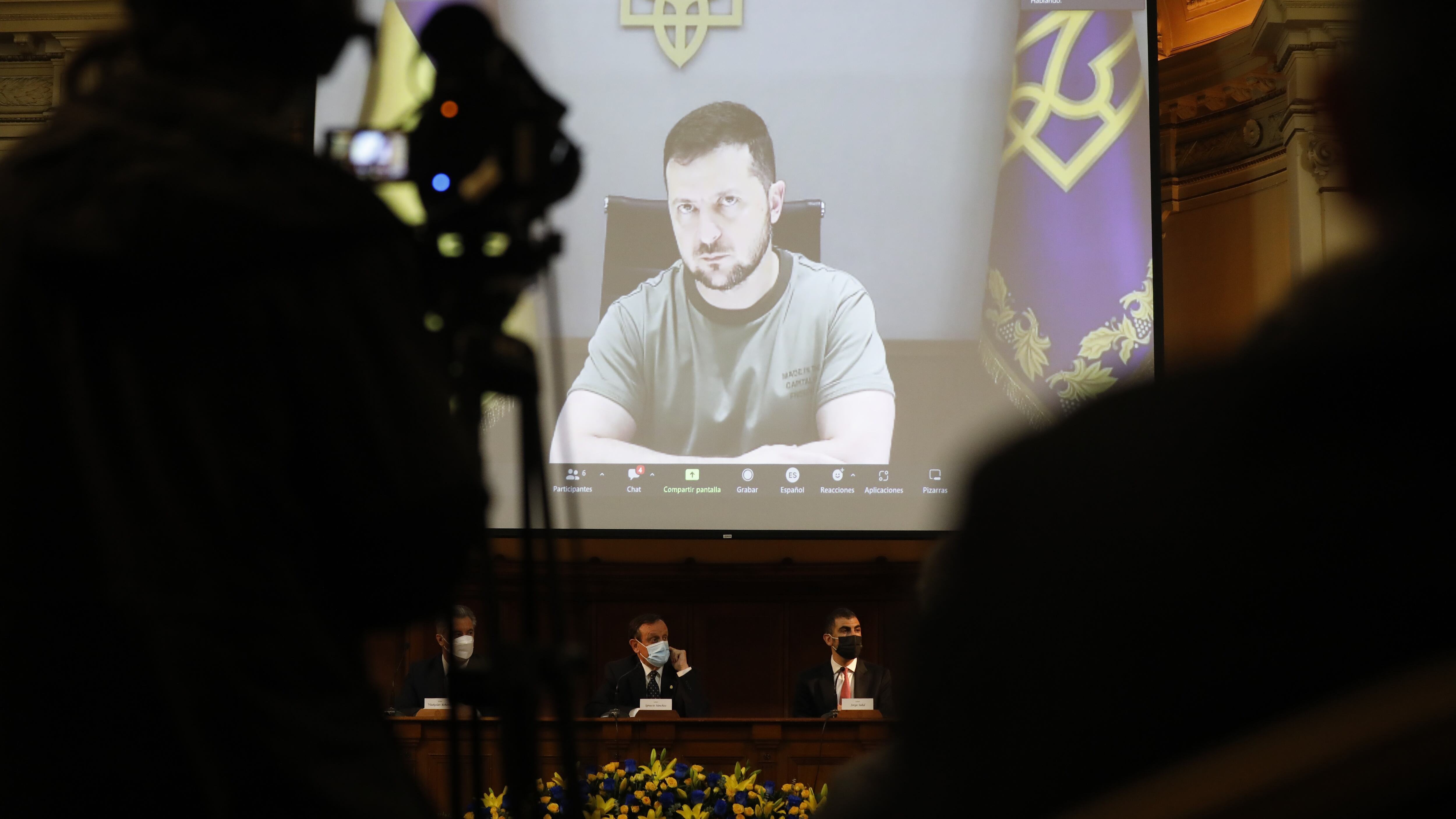 Presidente de Ucrania, Volodímir Zelenski.