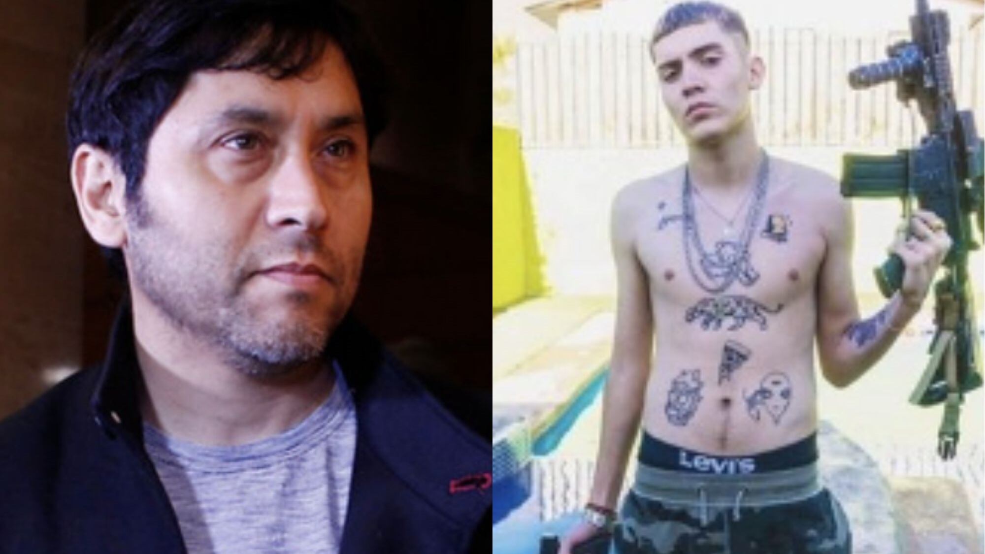 Claudio Narea y exponente de la música urbana