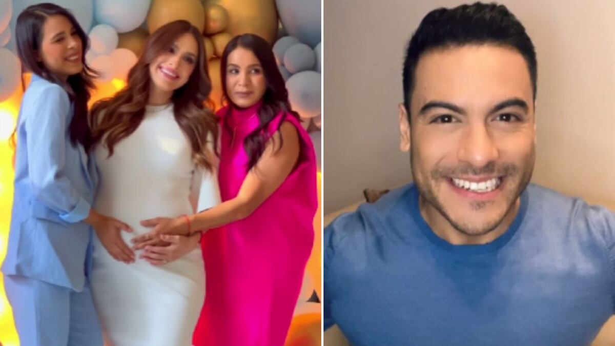 Cynthia Rodríguez y Carlos Rivera baby shower