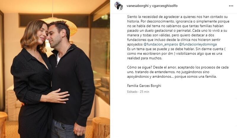 La argentina reflexionó nuevamente respecto a la muerte de su bebé.