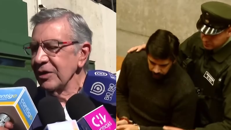 Joaquín Lavín Infante y su hijo Joaquín Lavín León | Captura: CHV Noticias