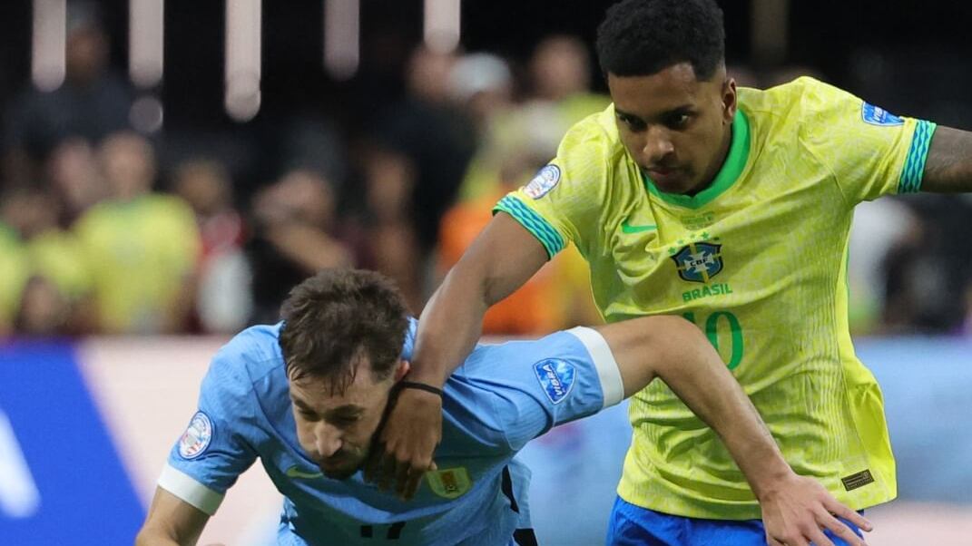 Brasil y Uruguay empataron sin goles y debieron ir a definición por penales en Copa América.